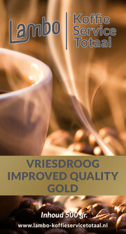 KST Vriesdroog koffie Improved Quality Gold 500 gram